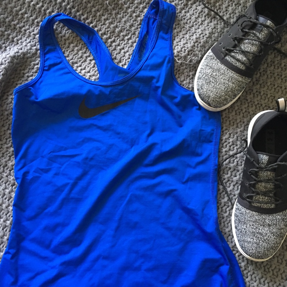 Blue Dri Fit Nike tank